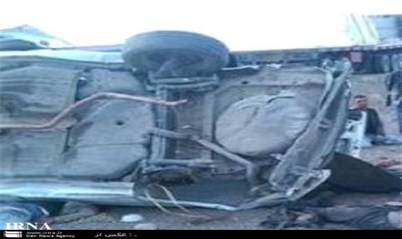 واژگونی خودرویی در اردستان 2 کشته و 9 زخمی به جا گذاشت