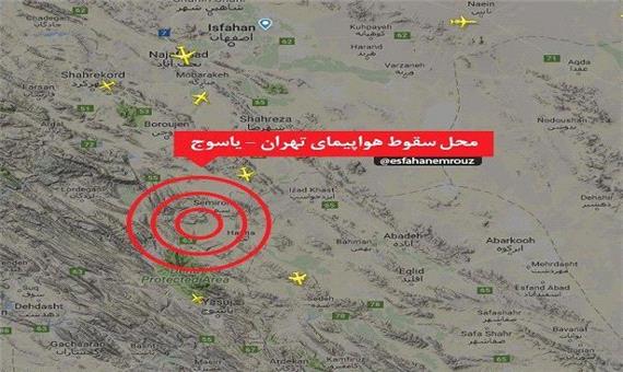 اسامی جانباختگان حادثه سقوط هواپیمای تهران - یاسوج