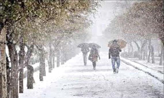 پیش بینی بارش باران و برف در غرب و جنوب استان اصفهان
