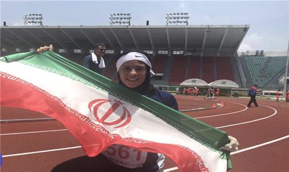 اولین مدال تاریخ دوومیدانی دختران جوان ایران کسب شد/ آرانی رکورد ملی را هم شکست