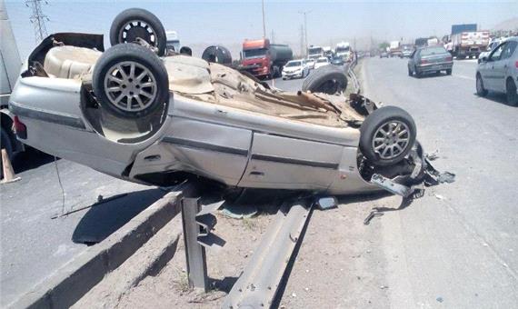 واژگونی خودرو در اصفهان 6 مصدوم برجا گذاشت