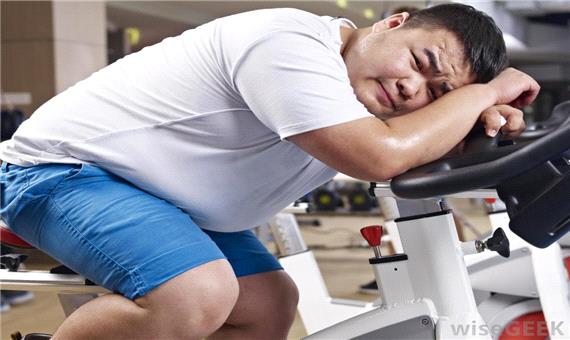 ورزش، ورم بدن افراد چاق را کاهش می‌دهد