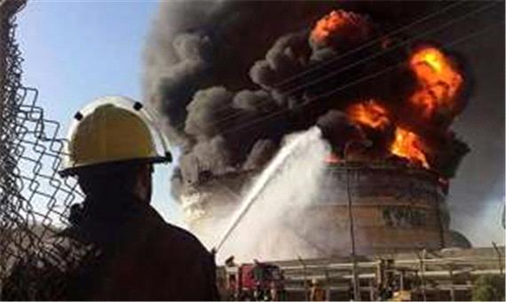 انفجار و آتش‌سوزی مجتمع صنعتی خمین/ 2 نفر کشته شدند