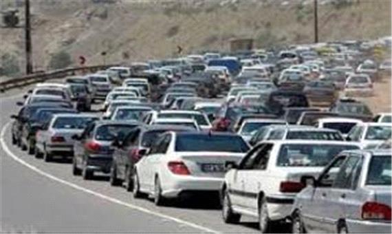 ترافیک بسیار شدید در محورهای ورودی استان گیلان