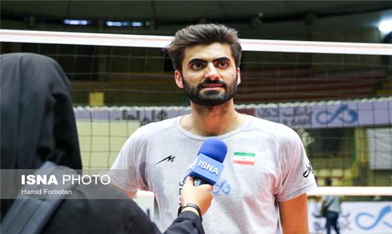 غفور بهترین بازیکن دیدار والیبال ایران برابر لهستان
