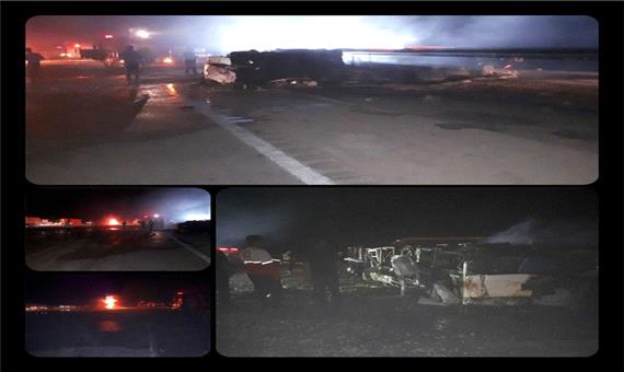 اتوبوس حادثه تهران- کرمان متعلق به شرکت همسفر نبود