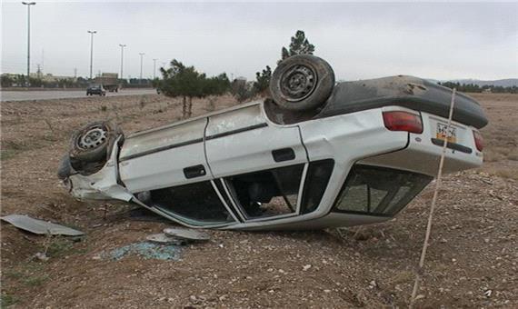 واژگونی خودرو در جاده قلعه شور اصفهان 6 مصدوم برجاگذاشت