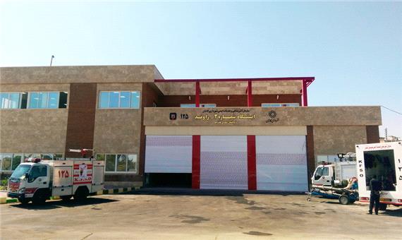 ایستگاه و مرکز آموزش آتش نشانی کاشان در راوند بهره برداری شد