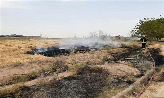 هشدار آتش‌نشانی کاشان در مورد احتمال آتش‌سوزی مزارع
